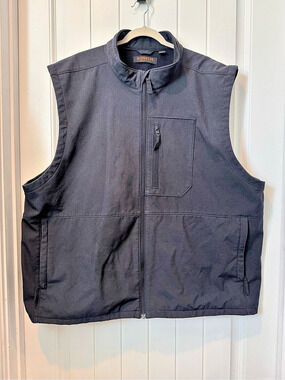 Ridgecut Tough Wear Vest Men's Black Polyester Vest Size 3XL
